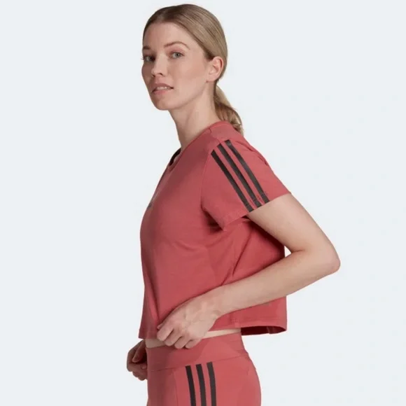 Adidas AEROREADY Made for Training Crop Sport Tee - Size S - Picture 2 of 11